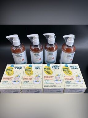 (4) Dr. Eddie’s Happy Cappy Medicated Shampoo Children Dandruff Cradle Cap +++